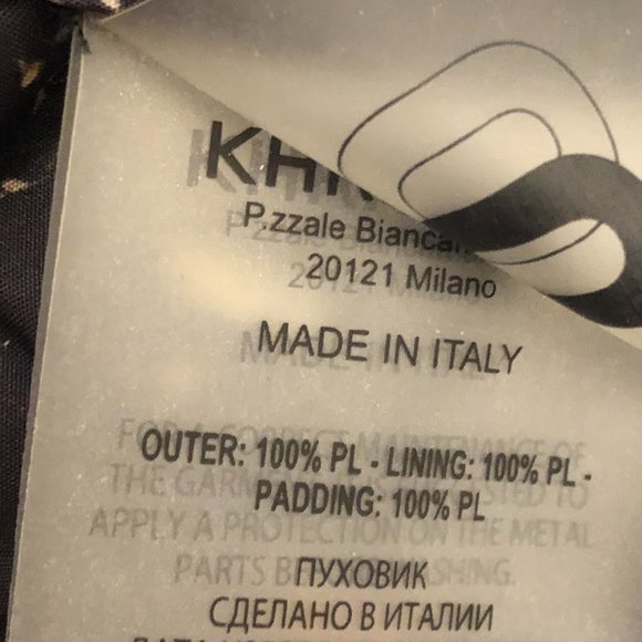 AUTHENTIC Elegant KHRISJOY Quilted Puffed Jacket: Size L - Picture 14 of 16